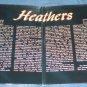 HEATHERS 1991 Widescreen Special Edition Laserdisc Francis Kenny Winona Ryder Christian Slater