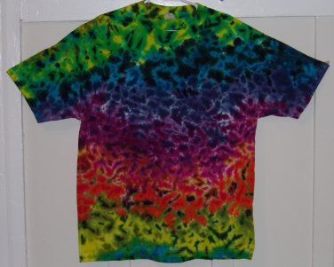 New Tie Dye Extra Large AAA Alstyle Tshirt Crinkle Pattern Rainbow colors t shirt