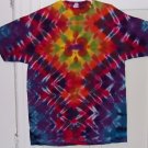 New Tie Dye Large AAA Alstyle Tshirt Rainbow Lightning Yoke / Chevron t shirt