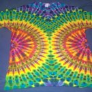 New Tie Dye L AAA Alstyle Tshirt Pleated Circular pattern from the side t shirt