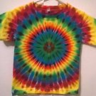 New Tie Dye Juvy Small (4) Alstyle Tshirt Rainbow circular pattern t shirt