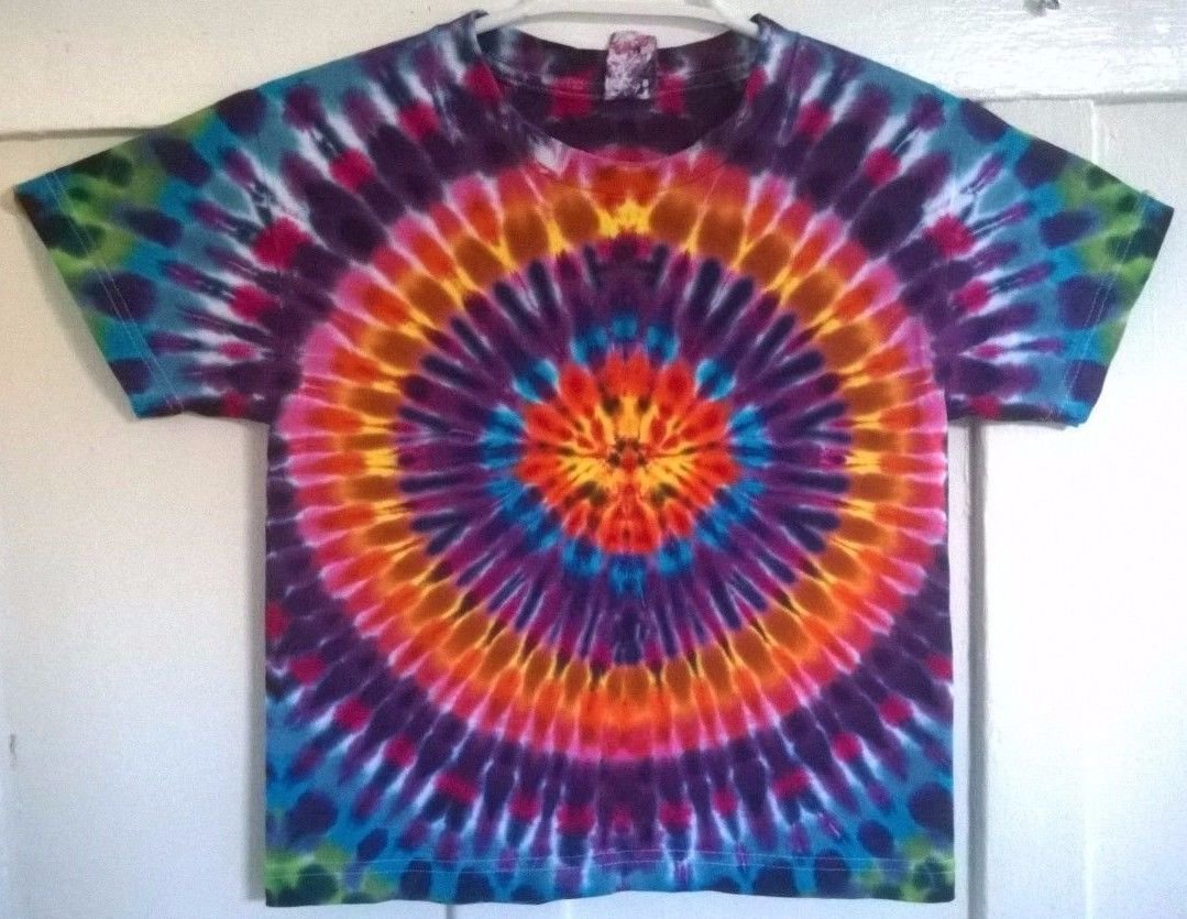 how to make a circle tie dye shirt