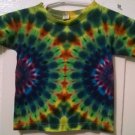 New Tie Dye Alstyle 4T Toddler T shirt Rainbow Side Centered Circle pattern