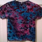 New Tie Dye Youth S Alstyle Child Tshirt Blue Purple Crinkle pattern t shirt
