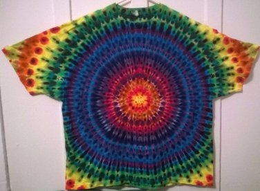 New Tie Dye XXXL AAA Alstyle Tshirt Rainbow Circle pattern t shirt