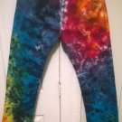 NEW Rainbow Tie Dye Levi's 501 Straight Leg Button Fly Jeans 33 x 32 Andy Castle *FREE US SHIPPING*
