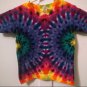 New Tie Dye Alstyle 3T Toddler Tshirt Rainbow Side Centered Circular pattern