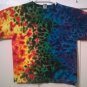 New Tie Dye Youth XL Alstyle Child Tshirt Rainbow Crinkled pattern t shirt