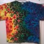 New Tie Dye Youth XL Alstyle Child Tshirt Rainbow Crinkled pattern t shirt