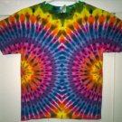 New Tie Dye Youth S Alstyle Child Tshirt Rainbow colored side centered circle
