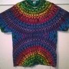 New Tie Dye XL Gildan Tshirt Top / Bottom Circular pattern Rainbow t shirt