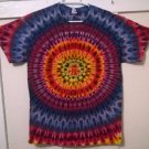 New Tie Dye L Gildan Tshirt Circular pattern Multi-colored t shirt