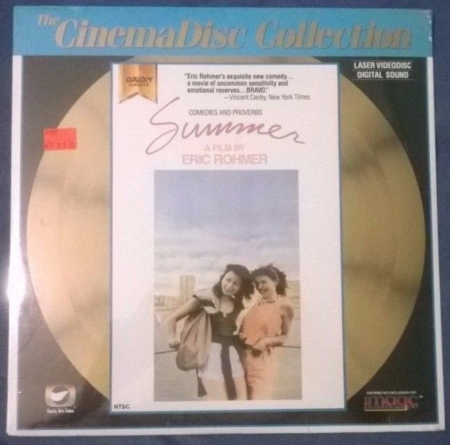 New Sealed SUMMER Laserdisc 1986 Eric Rohmer CinemaDisc Collection ID5331PA