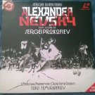 ALEXANDER NEVSKY Laserdisc Sergei Eisenstein 1938 Sergei Prokofiev N Cherkasov