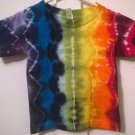 New Tie Dye Alstyle 3T Toddler Tshirt Rainbow vertical zig zag pattern t shirt