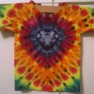New Tie Dye Alstyle 2T Toddler Tshirt Abstract Heart pattern Rainbow t shirt