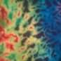 New Tie Dye M Gildan Tshirt Rainbow Crinkled pattern t shirt