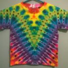 New Tie Dye Juvy Small (4) Alstyle Tshirt Rainbow V or Yoke pattern