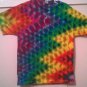 New Tie Dye L Alstyle Tshirt Lightning / Zig Zag pattern Rainbow colors t shirt