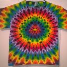 New Tie Dye Juvy Medium (5/6) Alstyle Tshirt Rainbow Circular pattern t shirt