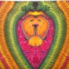 Tie Dye Tapestry Lion of Judah 100% Cotton Flannel Rasta Multi-color Wall Hanging