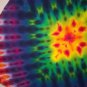 New Tie Dye Youth M Alstyle 100% Cotton Short Sleeve T-shirt Rainbow Colored Diamond
