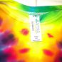 New Tie Dye 6 Mo Alstyle 100% Cotton Short Sleeve Onesie All Seasons Everyday Rainbow V or Yoke