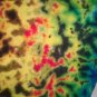 New Tie Dye Youth XS Alstyle 100% Cotton Short Sleeve Tshirt Multi-color Crinkle
