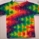 New Tie Dye Alstyle 3T Toddler 100% Cotton Short Sleeve T-shirt Multi-color Lightning