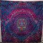 Tie Dye Tapestry Grateful Dead Skull - Steal Your Face 100% Cotton Flannel Rainbow colors