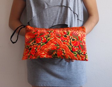 Hmong Old Vintage Style Ethnic Thai Boho Medium Size Bag