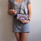 Hmong Vintage Style Ethnic Embroidered Thai Boho Hobo Small Clutch Purse Bag
