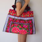 Ethnic Hobo Boho Asian Embroidered Thai Tote Shoulder Shoppers Hmong HandBag