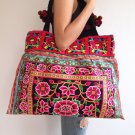 Ethnic Hobo Boho Asian Embroidered Thai Tote Shoulder Shoppers Hmong HandBag