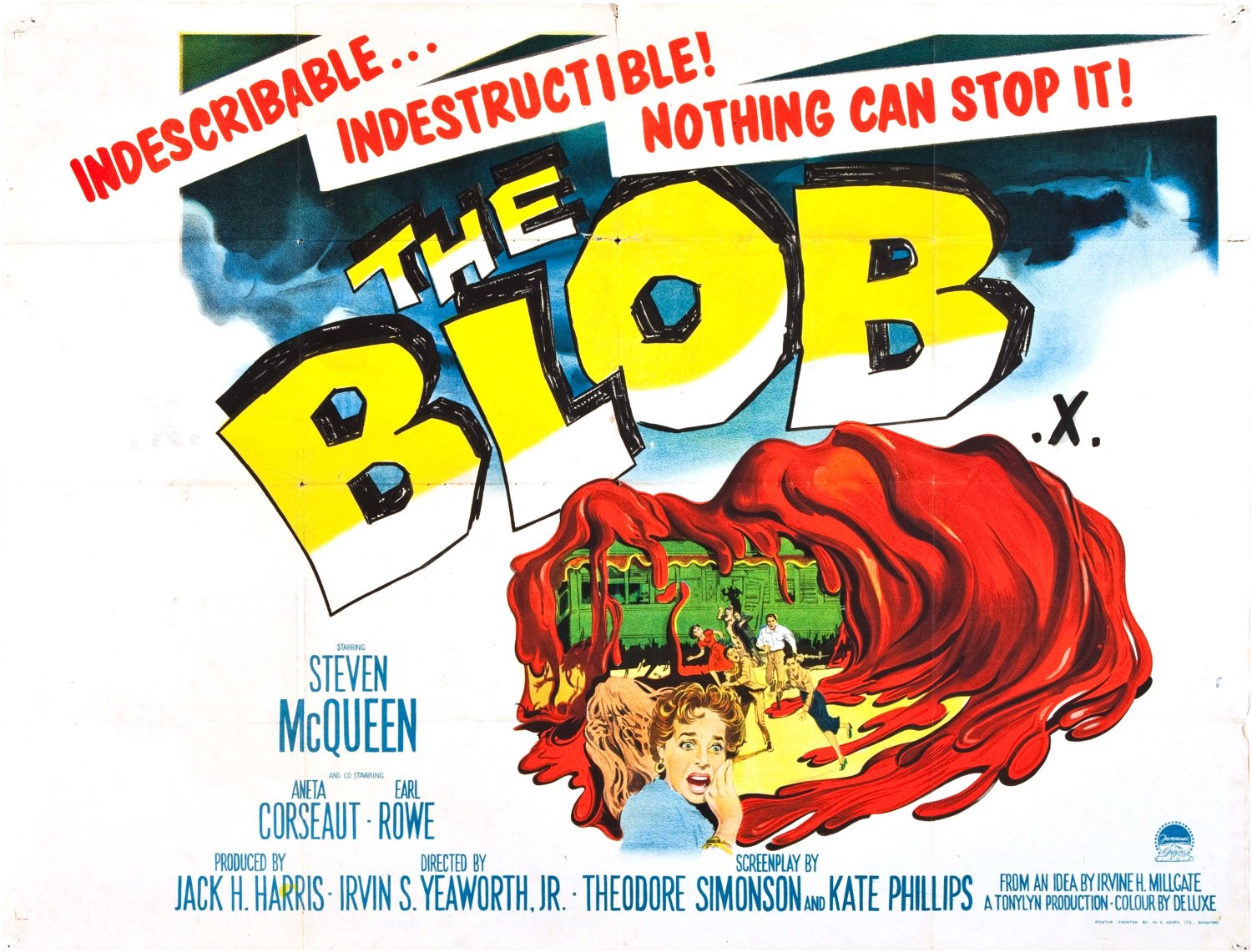 The Blob 1958 1950 1960 Classic Horror B Movies Dvd Buy 2 Dvds Get 1 Free 5763