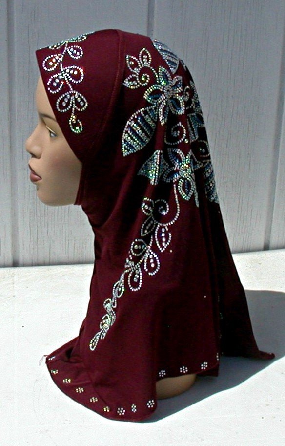 rhinestone hijab