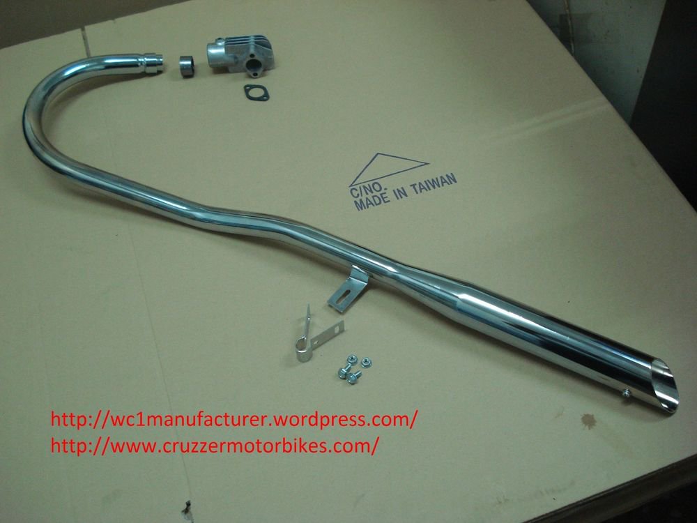 motorbike exhaust pipe