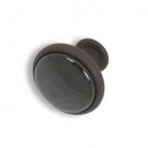 Cabinet knobs-Rustic Bronze- Absolute Black