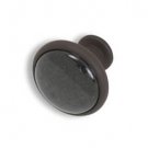 Cabinet knobs-Rustic Bronze-  Black