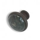 Cabinet knobs-Rustic Bronze- Emerald Pearl
