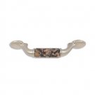 designer pull-500pulls-Brushed Nickel Finish-Baltic Brown