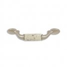 designer pull-500pulls-Brushed Nickel Finish-Kashmire White