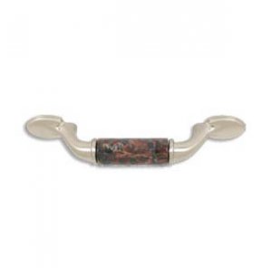 designer pull-500pulls-Brushed Nickel Finish-Tan Brown
