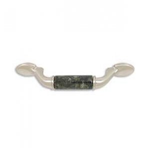designer pull-500pulls-Brushed Nickel Finish-Verde Butterfly