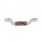 designer pull-500pulls-Chrome Finish-Baltic Brown