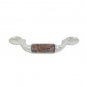designer pull-500pulls-Chrome Finish-Dakota Mahogany