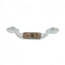 designer pull-500pulls-Chrome Finish-Tropical Brown