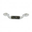designer pull-Chrome Finish-Verde Butterfly