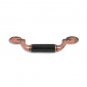 designer pull-500pulls-Brushed Antique Copper -Absolute Black