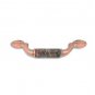 designer pull-500pull- Brushed Antique Copper-Dakota Mahogany
